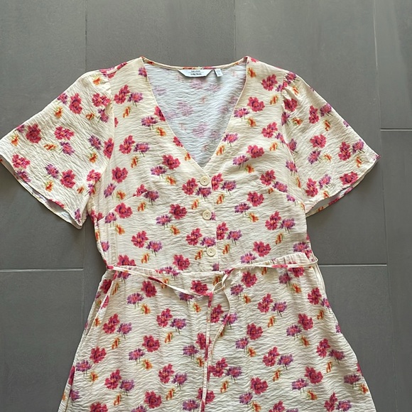 & Other Stories fluter sleeve Floral print Midi Dress - Picture 3 of 16